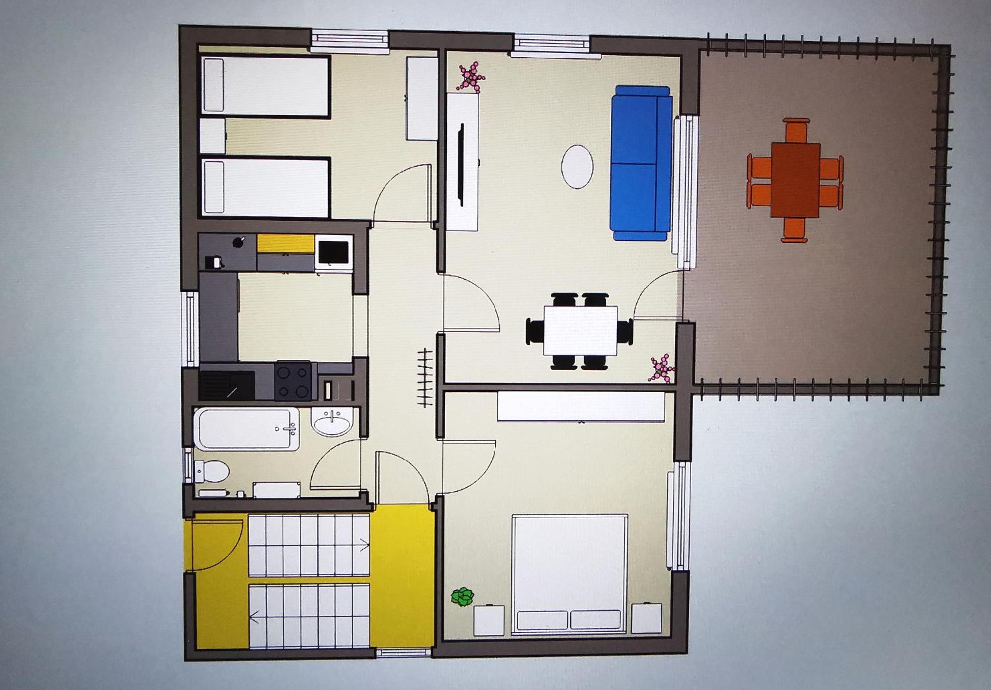 3 Zimmer-Apartment Mit Terrasse Gernsbach Luaran gambar